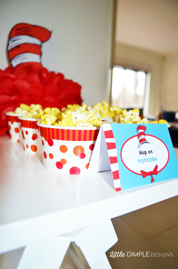 Dr Seuss Birthday Party Ideas for Candy Buffet | Little Dimple Designs