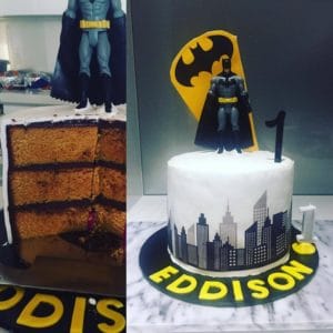 Pack of 1 Birthday Boy Cake Topper for Birthday Party Celebration (Batman)