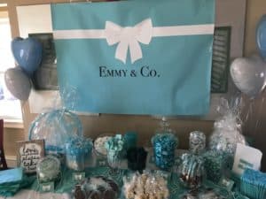 Tiffany and Co banner for 1st birthday